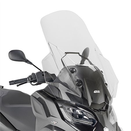 PIAGGIO MP3 HPE 400-400 Sport - 530 Exclusive (2 CÚPULA GIVI TRANSPARENTE CON SPOILER PIAGGIO MP3 HPE 400-400 Sport - 530 Exclusive (2 CÚPULA GIVI TRANSPARENTE CON SPOILER
